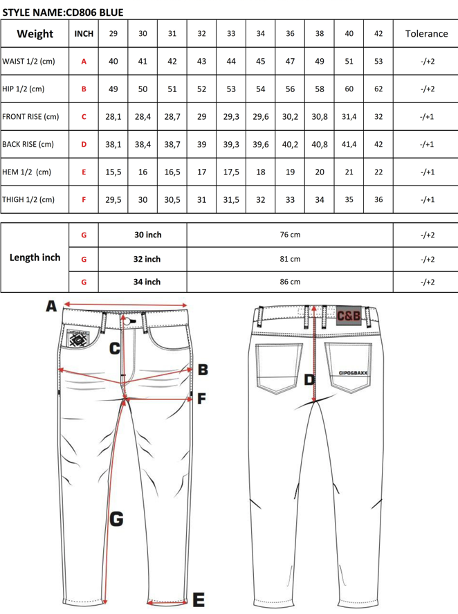 Cipo & Baxx SPIN Herren Jeans Denim CD900