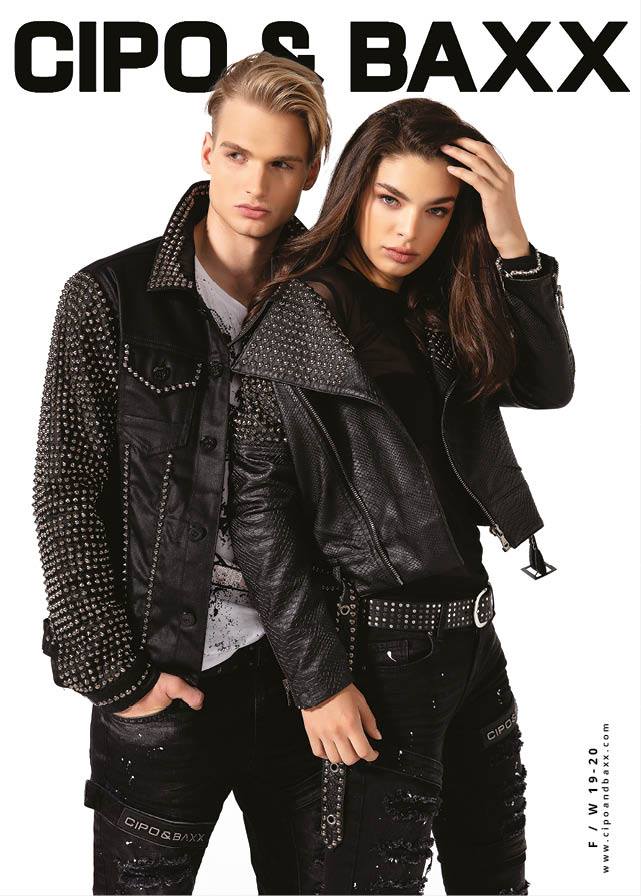 Cipo & Baxx JERMAINE Herren Biker Jeansjacke CJ249