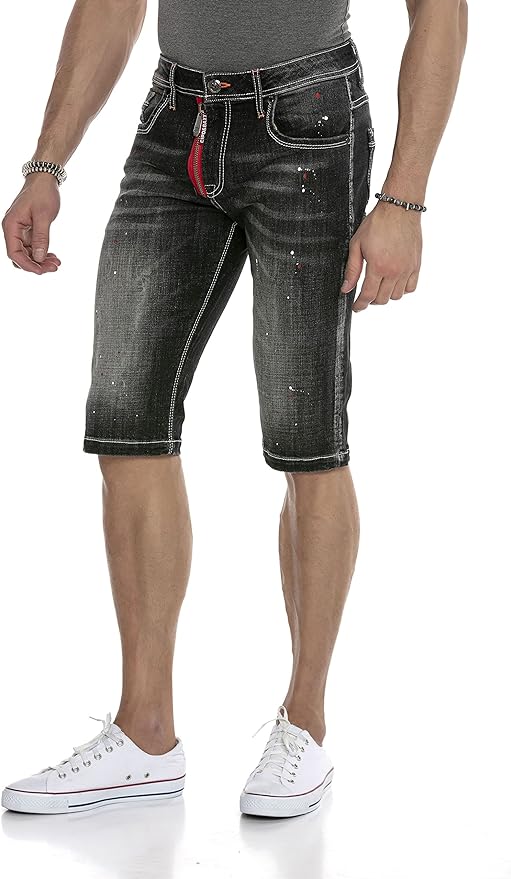 Cipo & Baxx MEDFORD men's short jeans denim CK203