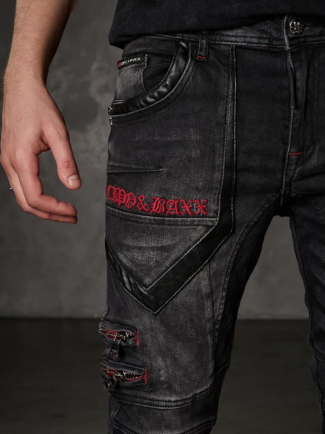 Cipo & Baxx NEAPEL Herren Cargo Jeans CD795