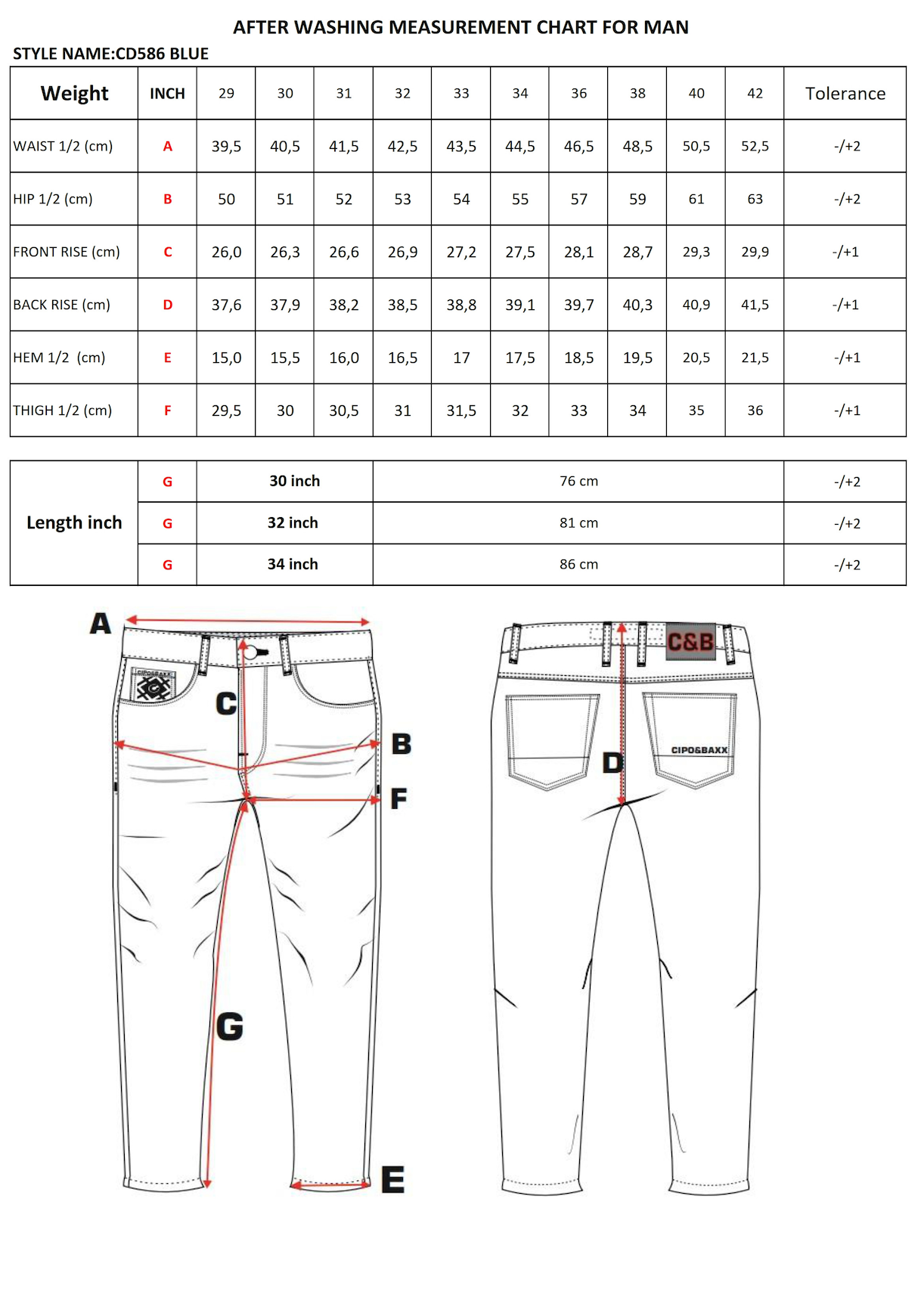 Cipo & Baxx ARGON Herren Jeans Denim CD586