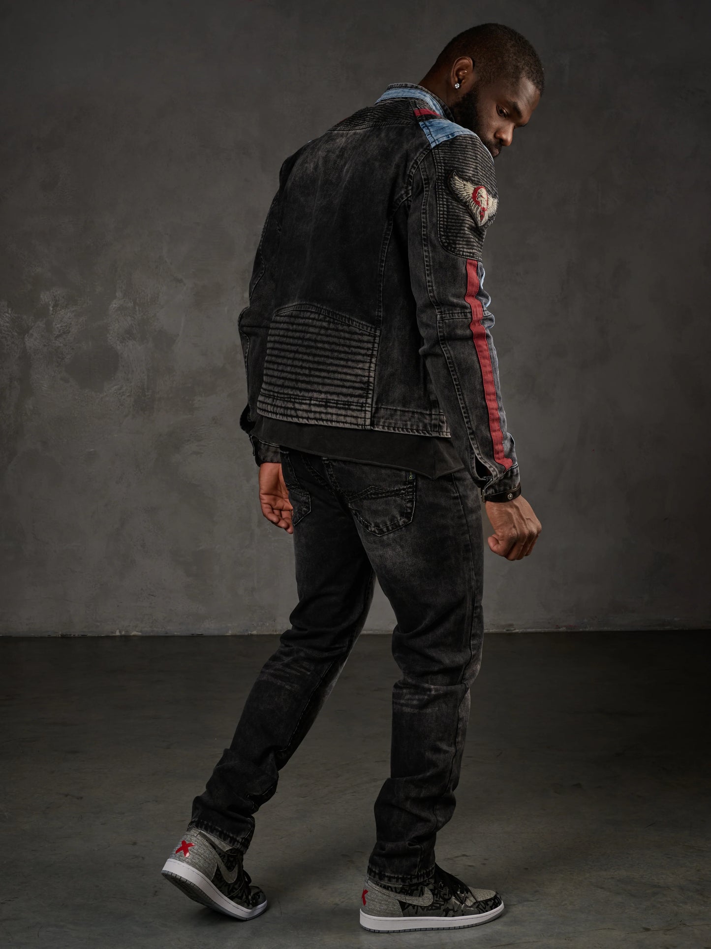 Cipo & Baxx KEN Herren Jeans Jacke Denim CJ300