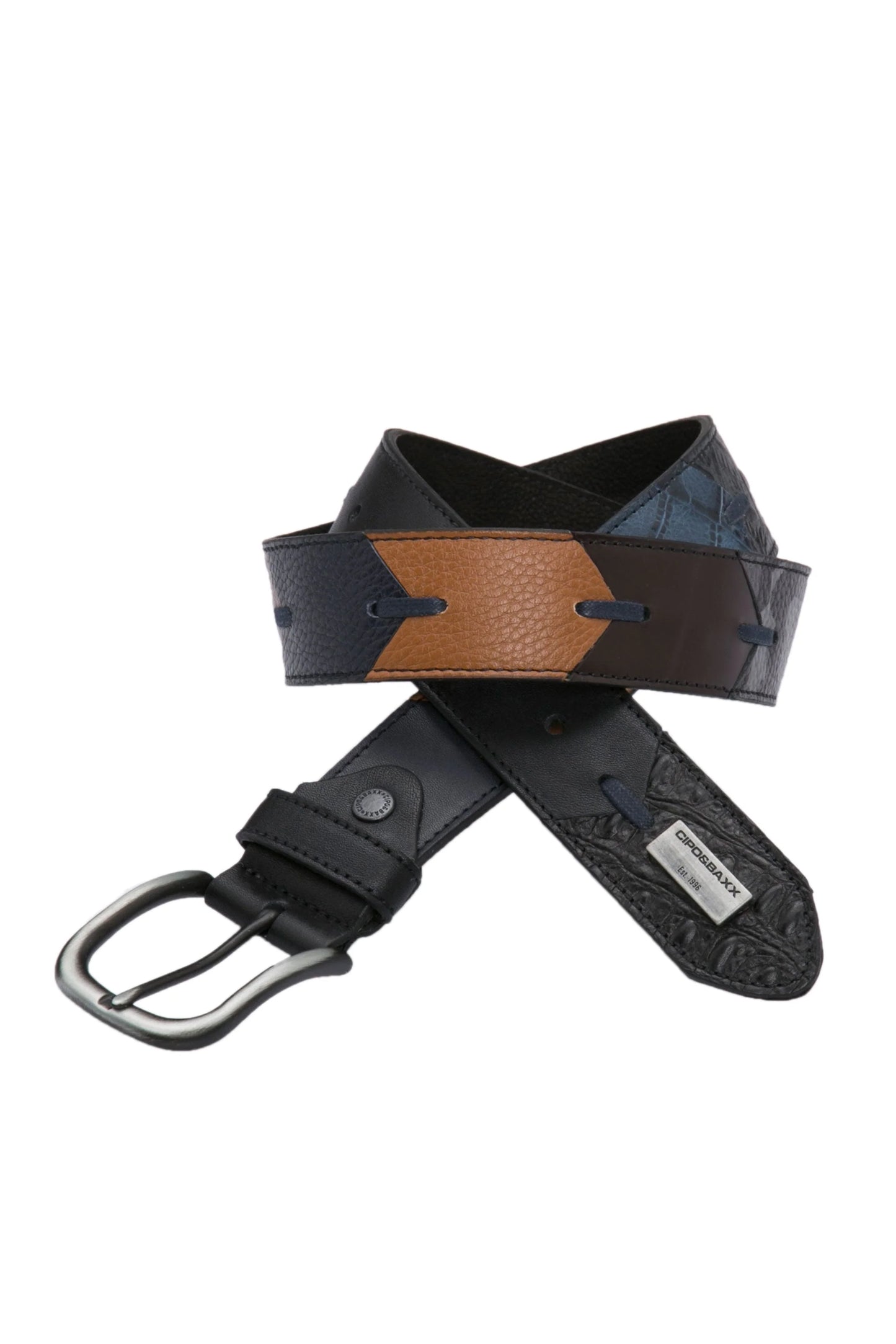 Cipo & Baxx Herren Leder Gürtel CG142