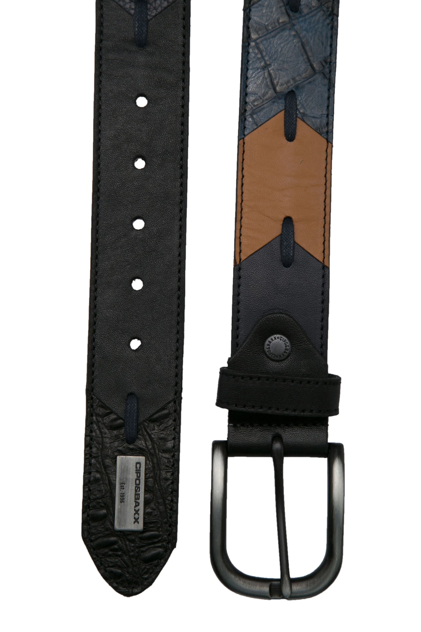 Cipo & Baxx Herren Leder Gürtel CG142