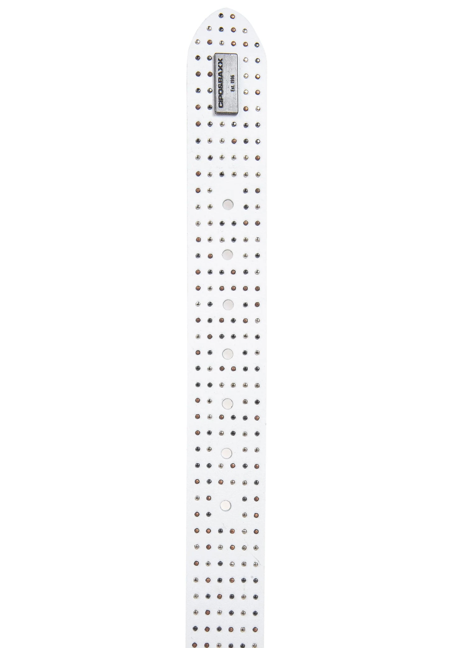 Cipo & Baxx Herren Leder Gürtel CG171 weiss