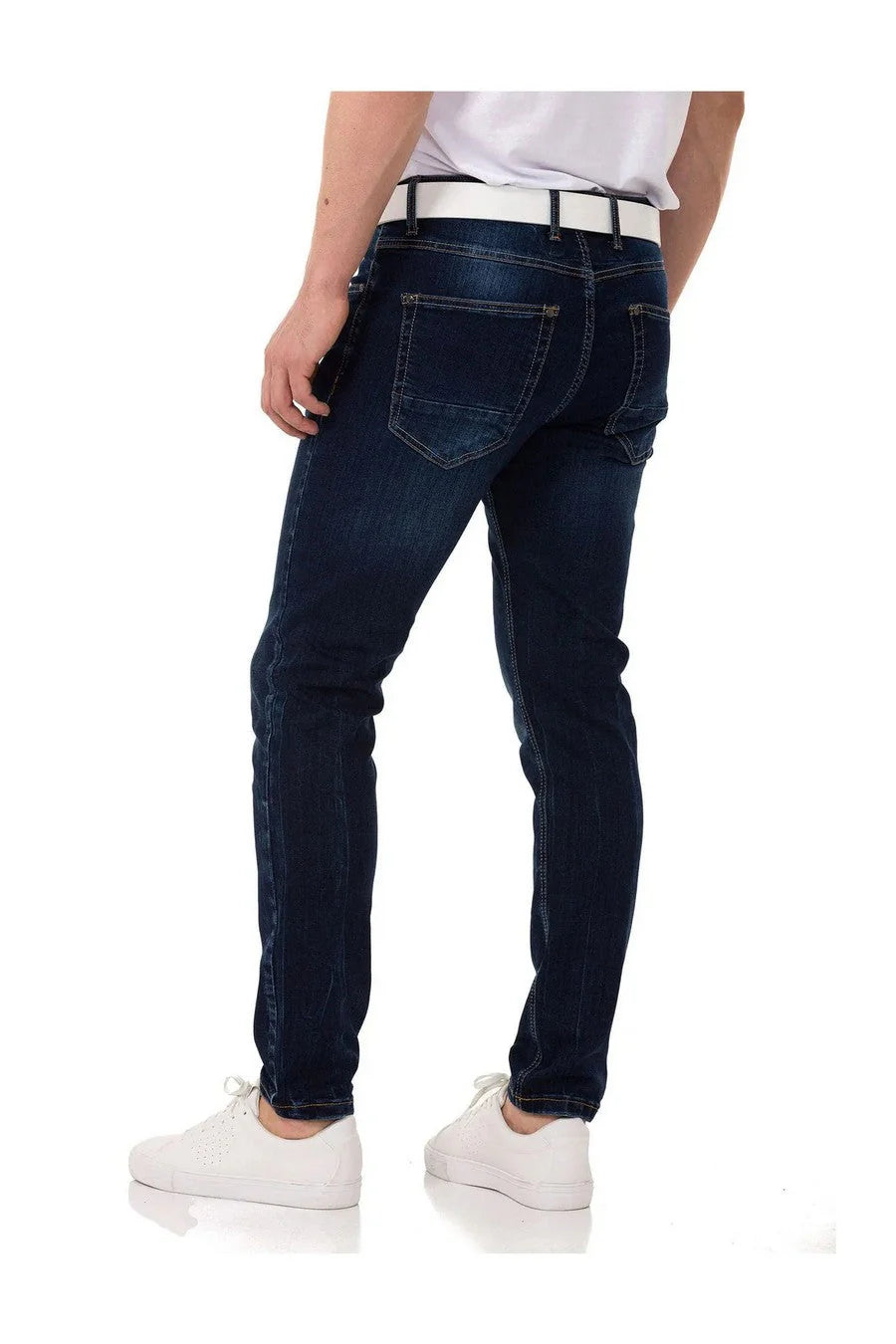 Cipo & Baxx BALMAN Herren Jeans Slim-Fit dark blue Denim CD820