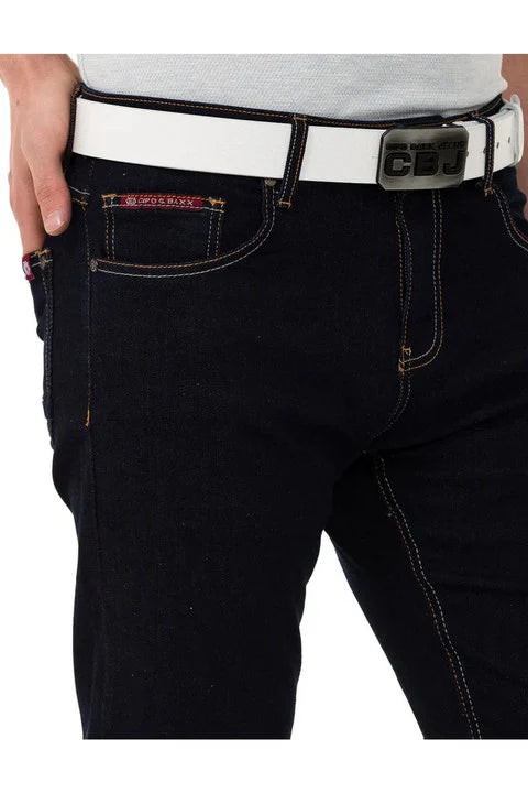 Cipo & Baxx BALMAN Herren Jeans Slim-Fit black Denim CD820