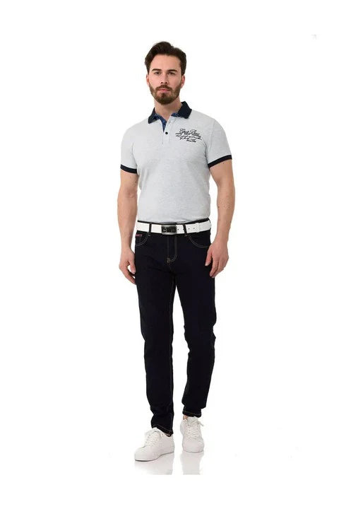 Cipo & Baxx BALMAN Herren Jeans Slim-Fit black Denim CD820