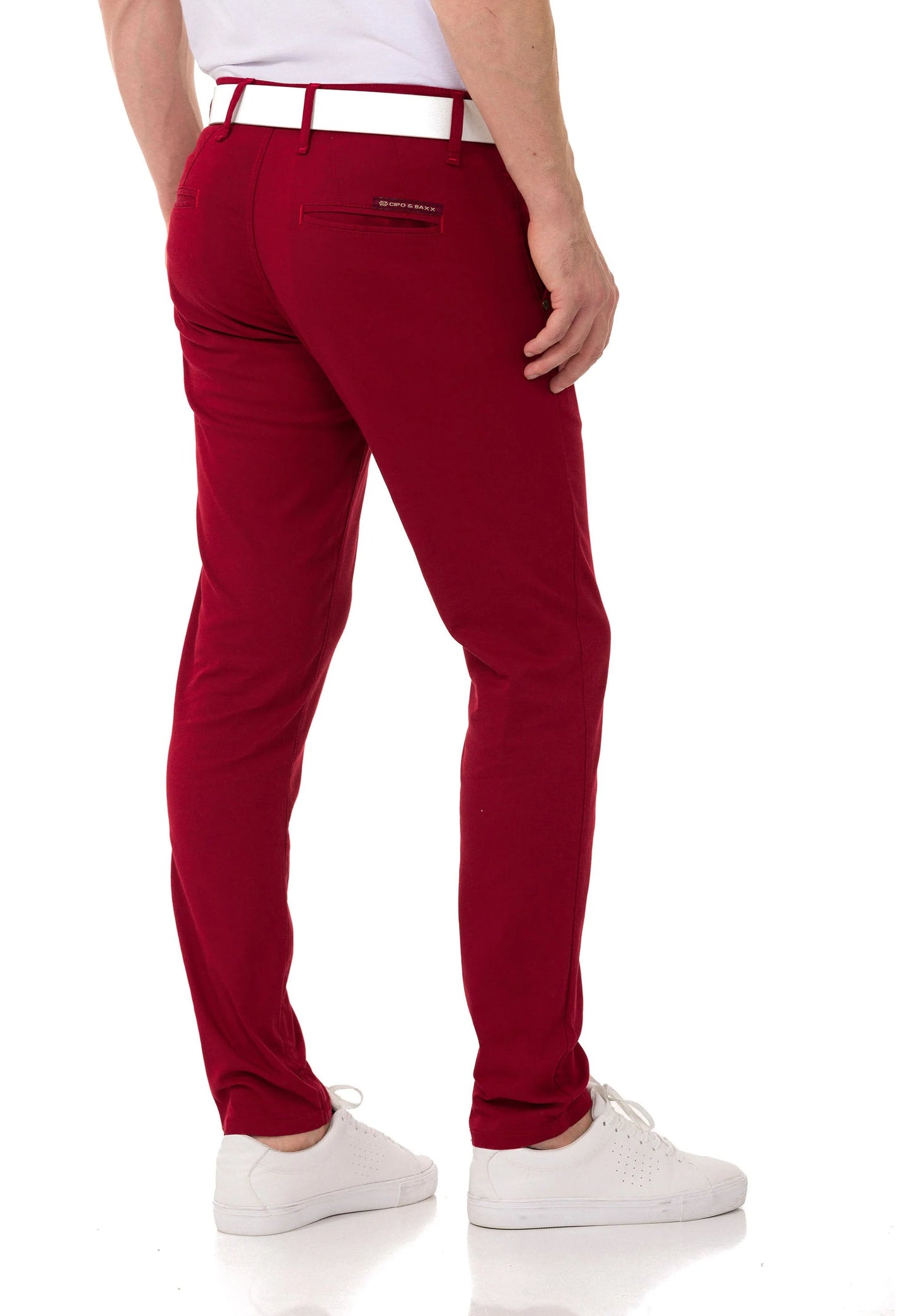 Cipo & Baxx PALMA Herren Jeans Denim rot CD842