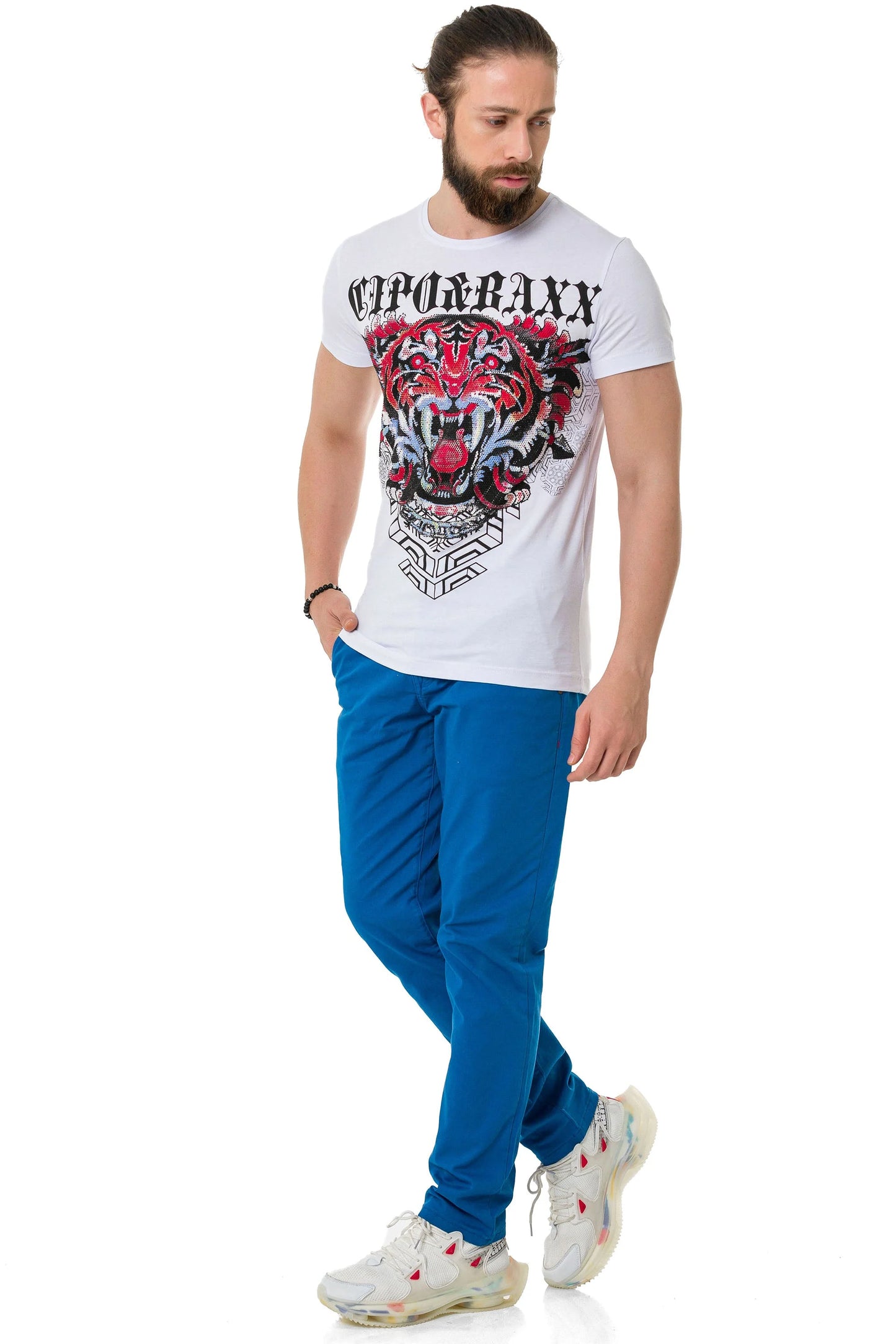 Cipo & Baxx PALMA Herren Jeans Denim blau CD842