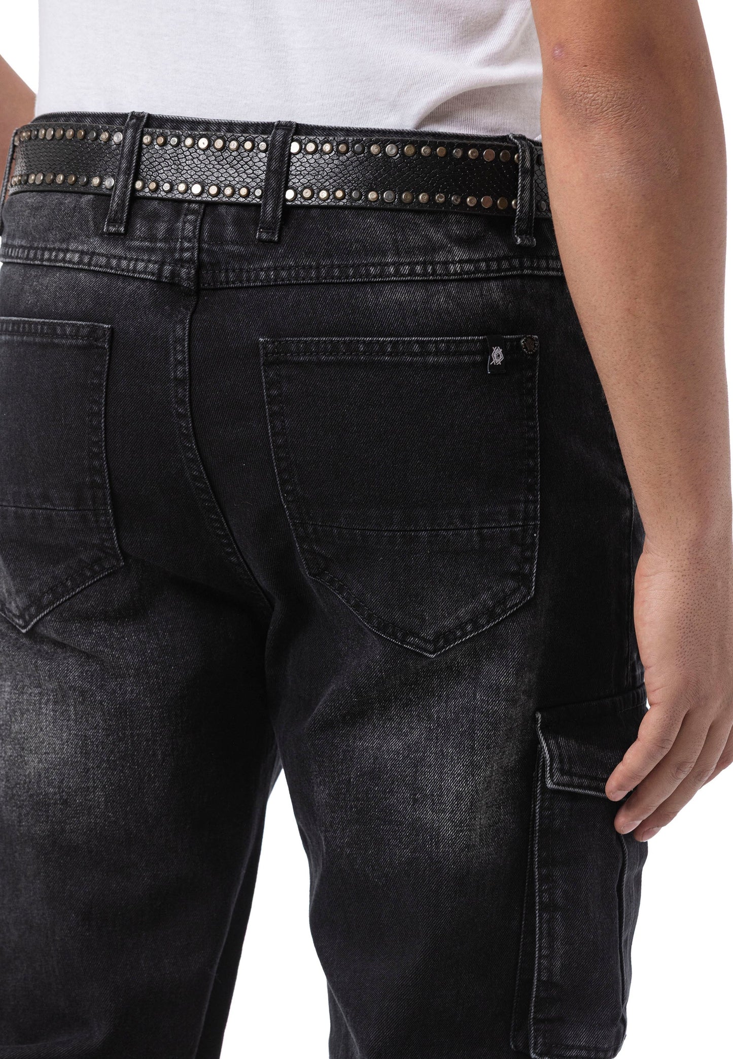 Cipo & Baxx EPIC black Herren Baggy cargo Jeans Denim CD897