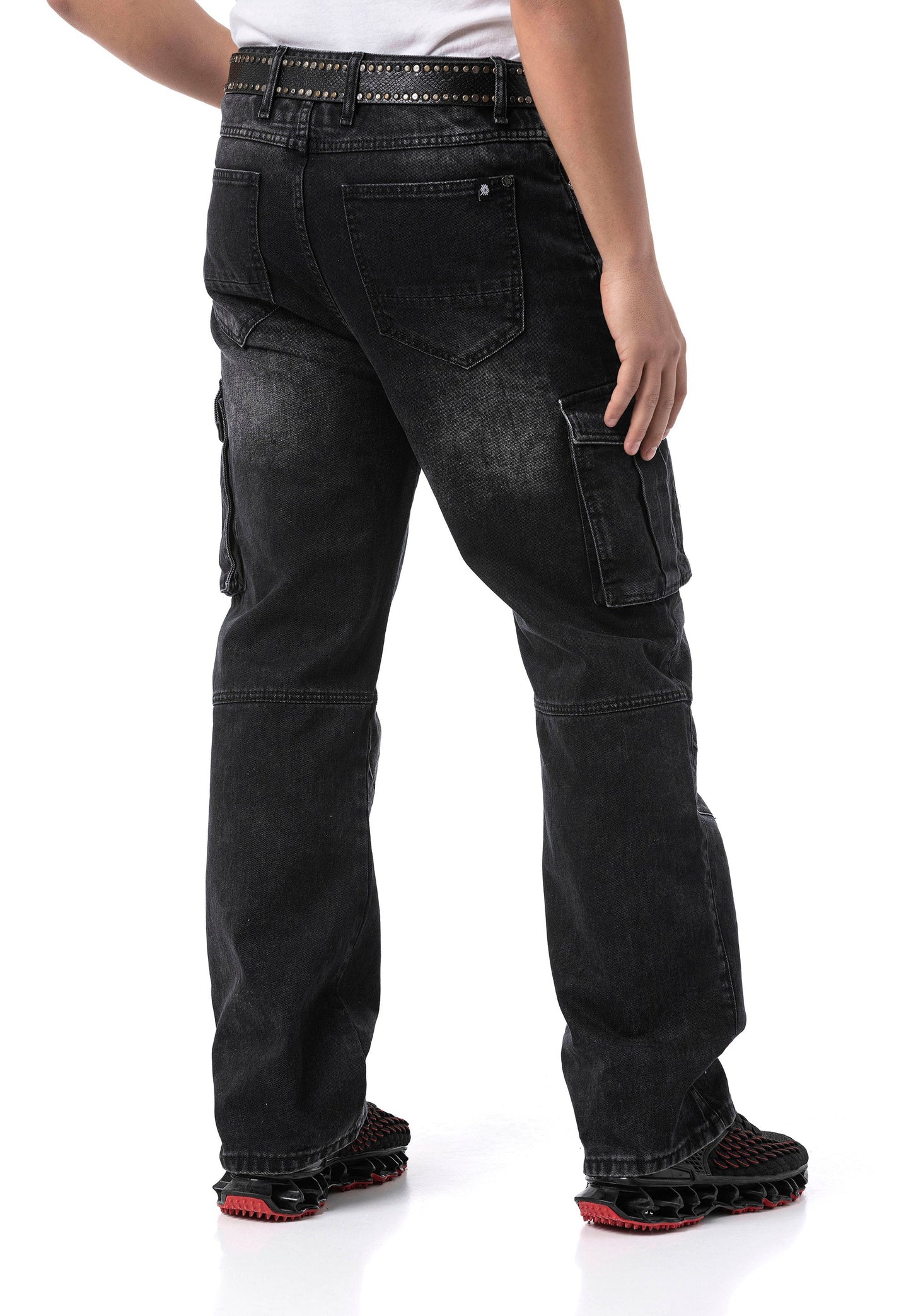 Cipo & Baxx EPIC black Herren Baggy cargo Jeans Denim CD897