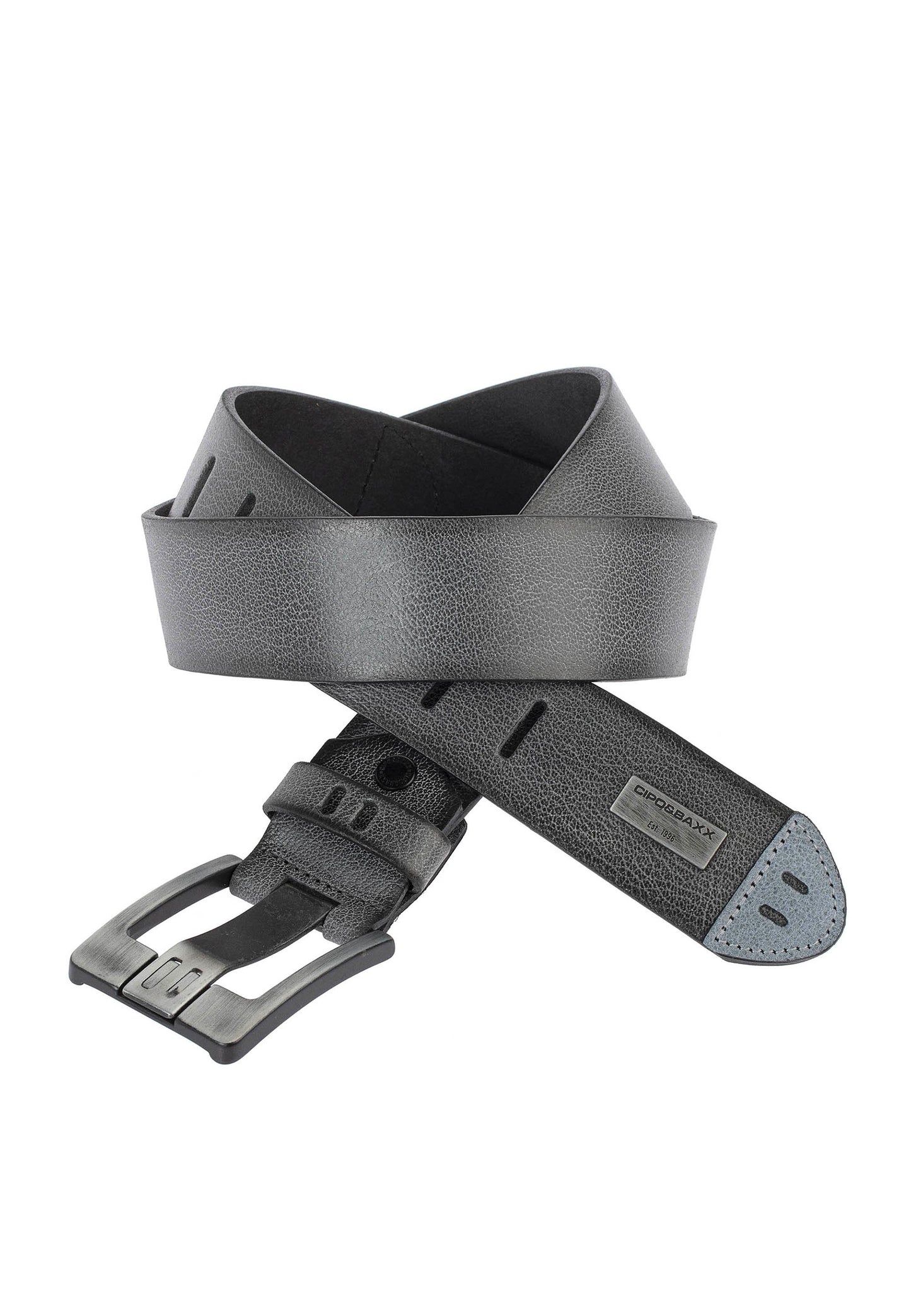 Cipo & Baxx Herren Leder Gürtel CG106