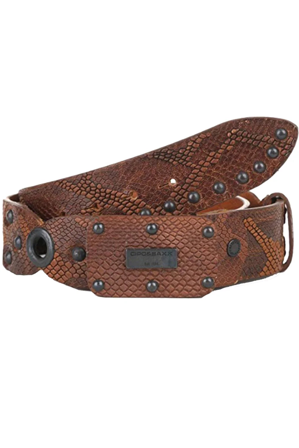 Cipo & Baxx Herren Leder Gürtel CG133 braun