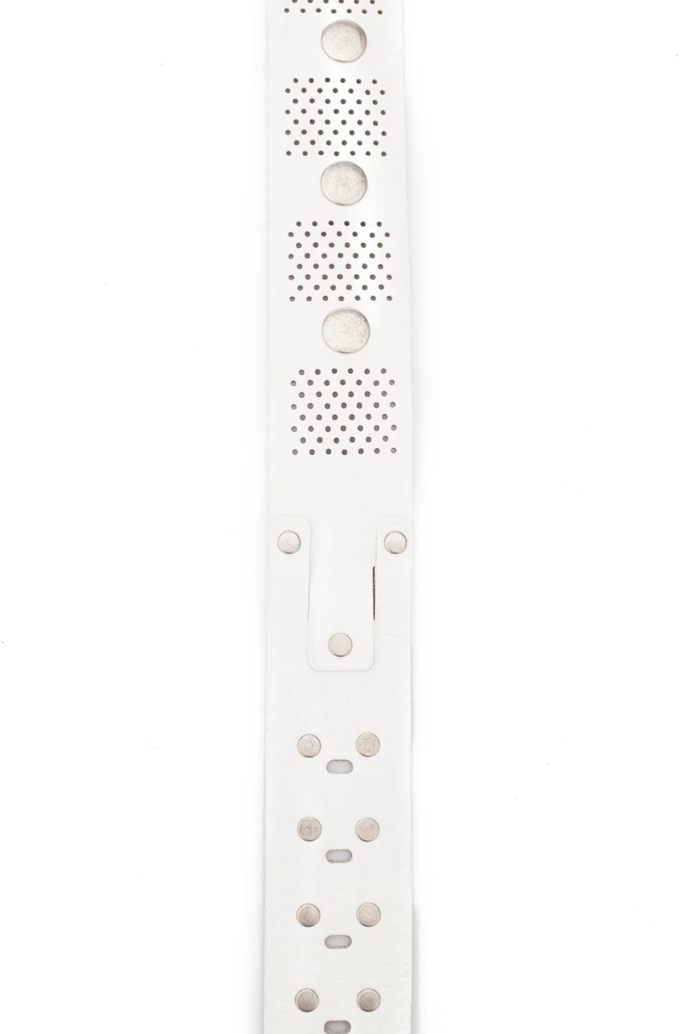 Cipo & Baxx Herren Leder Gürtel CG158 weiss
