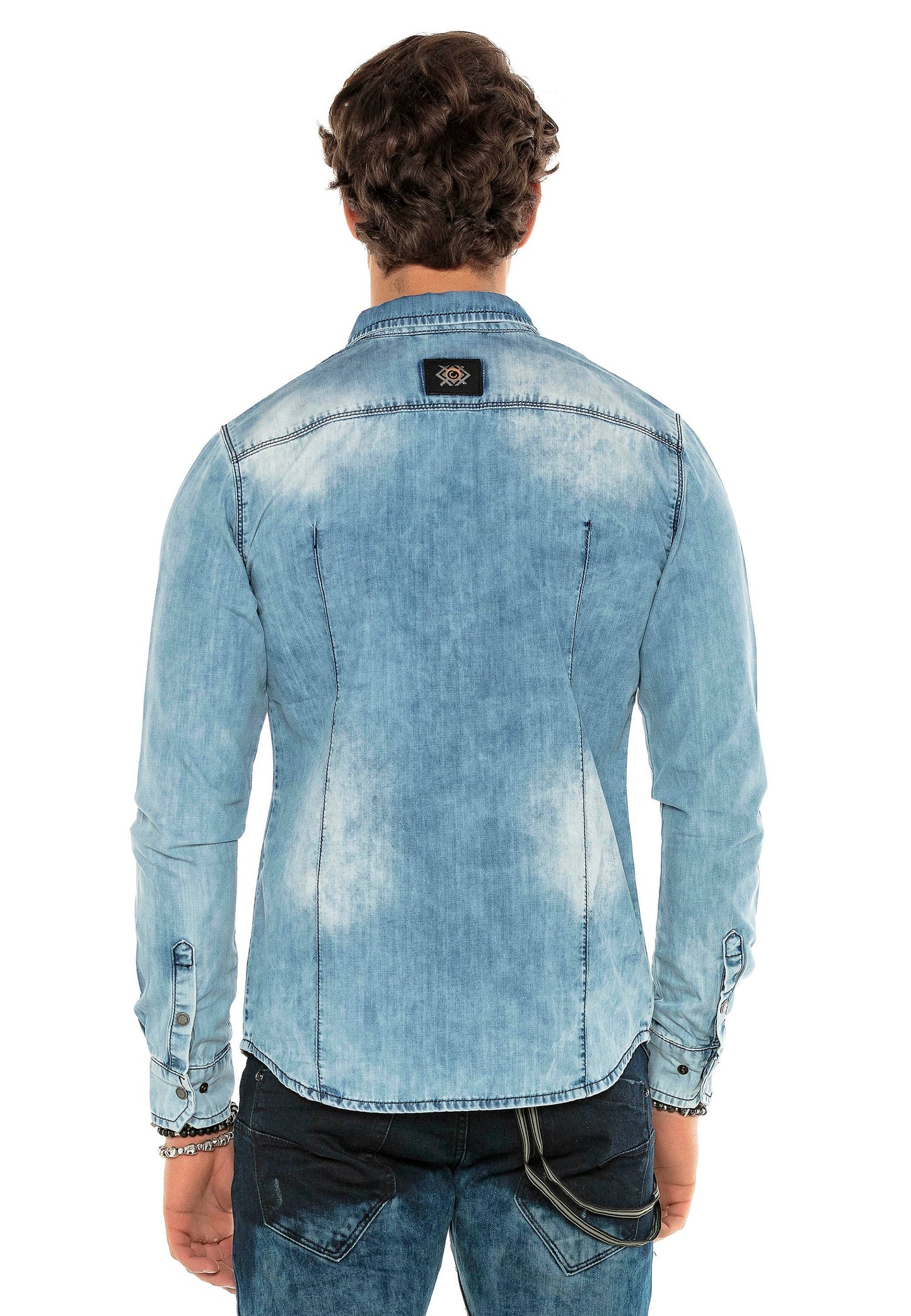 Cipo & Baxx SAMUEL Herren Jeanshemd CH165