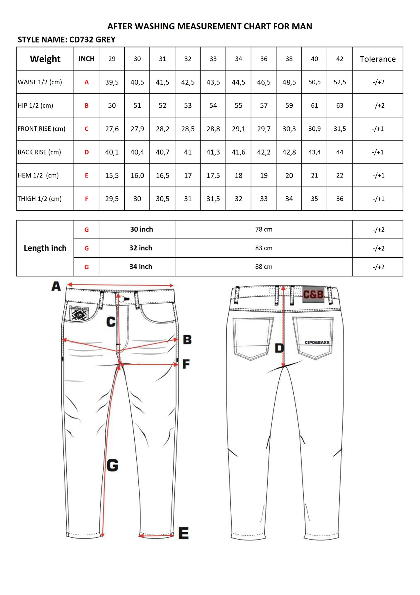 Cipo & Baxx PUEBLA Herren Jeans Denim CD732