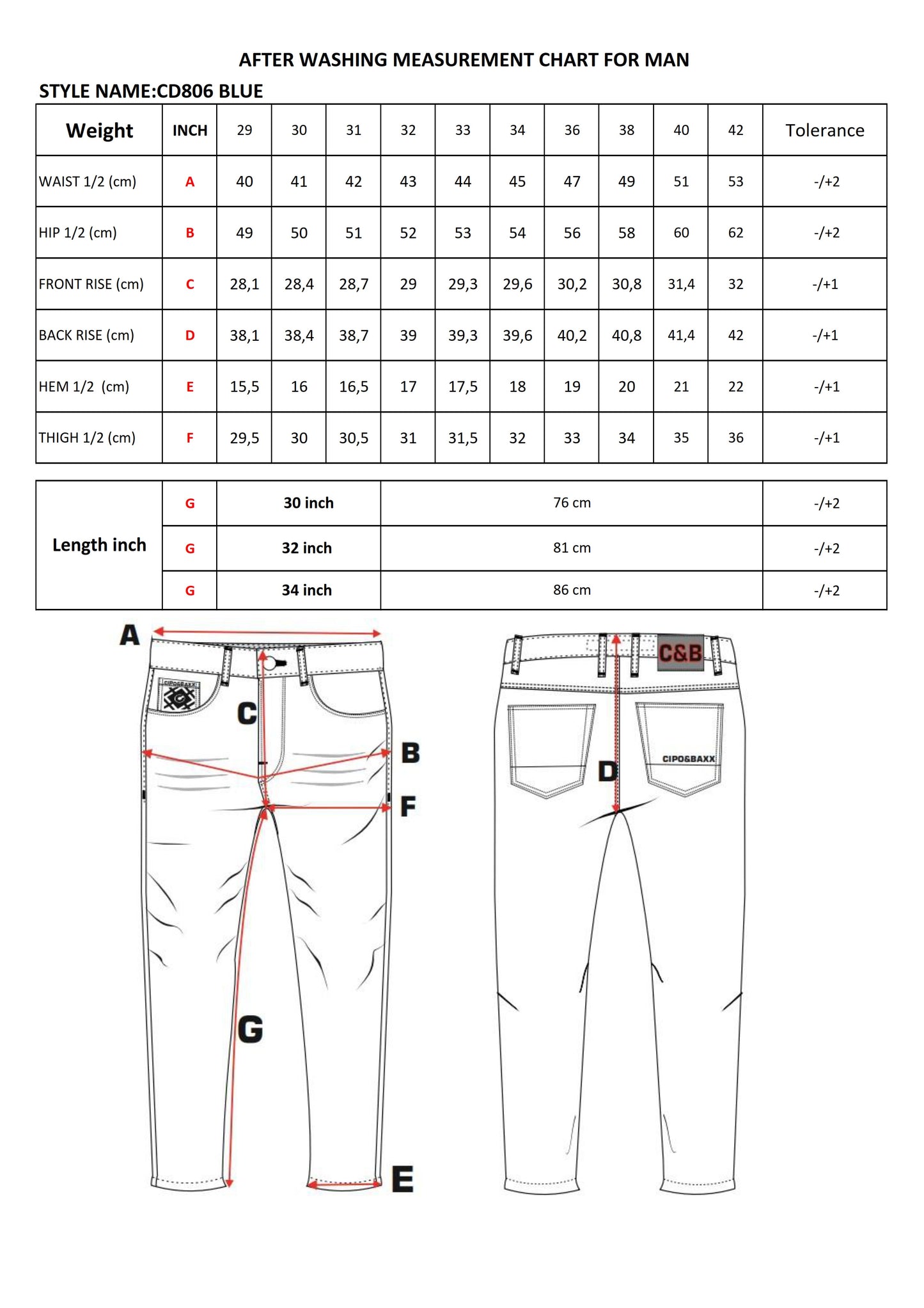 Cipo & Baxx PASA Herren Jeans Denim CD806