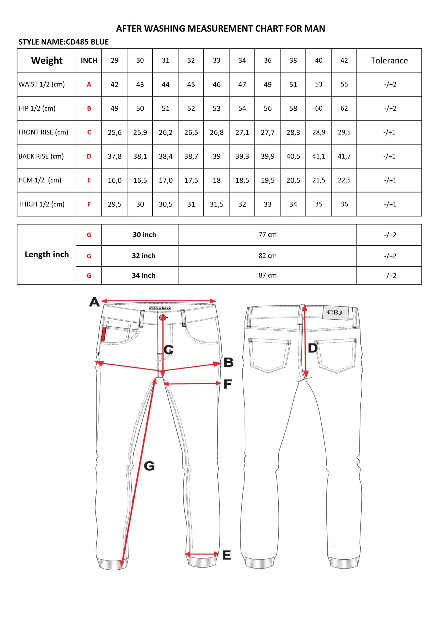 Cipo & Baxx ZOOM Herren Jeans Denim CD485