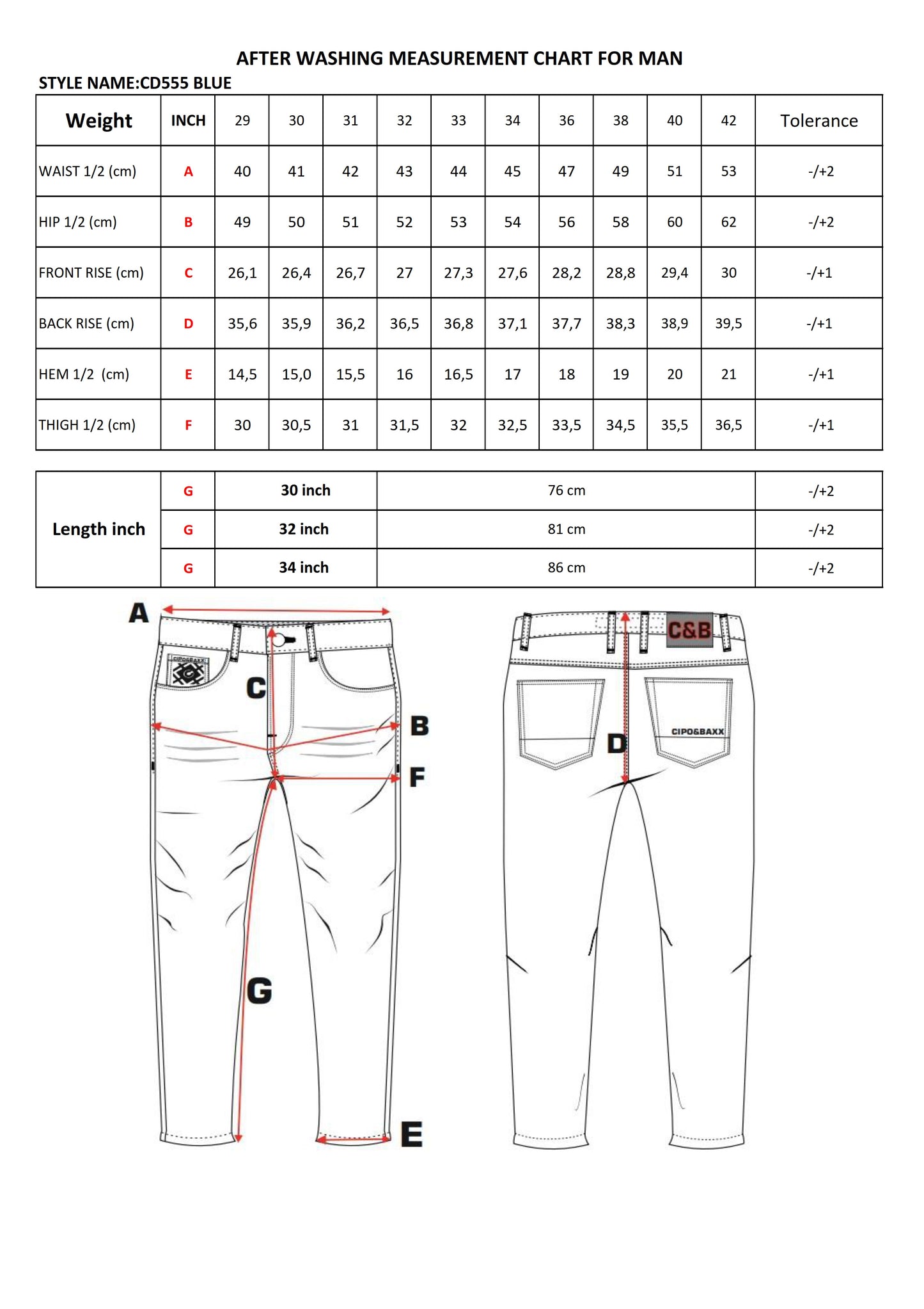 Cipo & Baxx CONNECT Herren Jeans Denim CD555