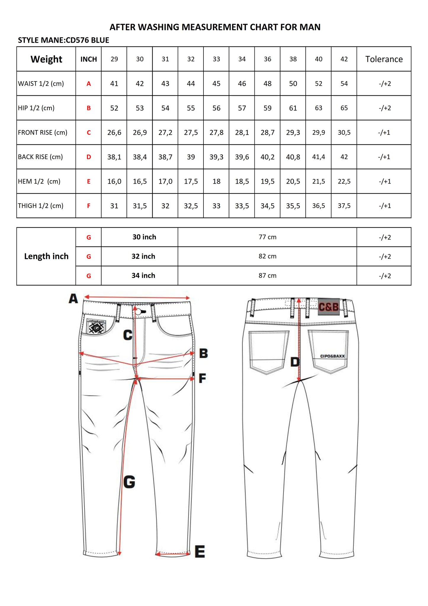 Cipo & Baxx RAYS Herren Jeans Denim CD576