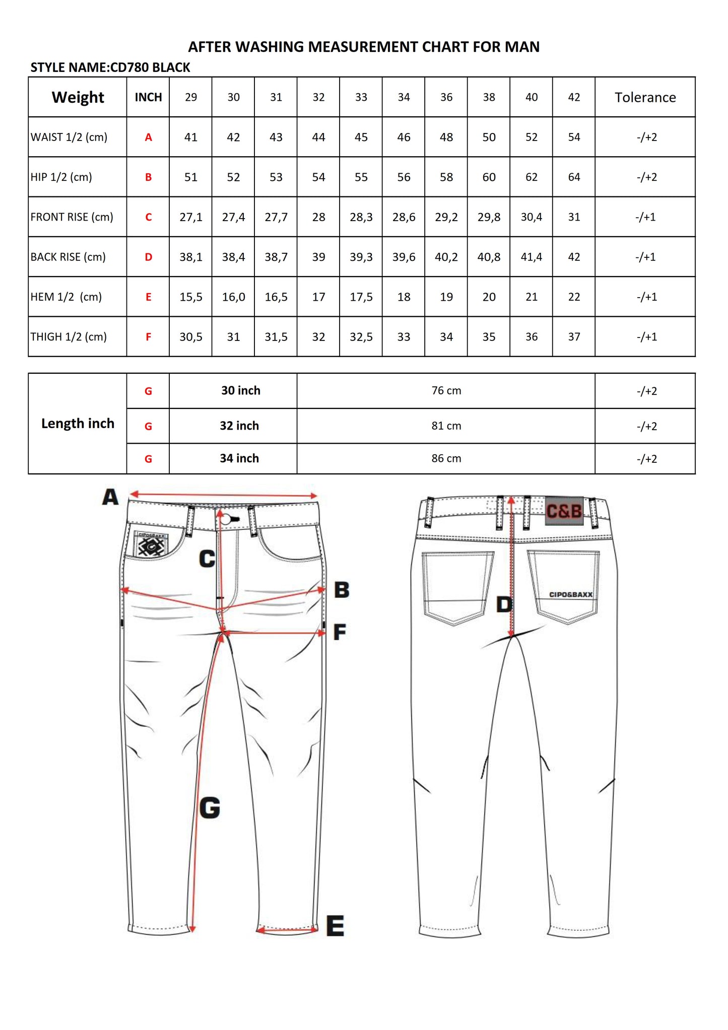 Cipo & Baxx ONIL Herren Jeans Denim CD780