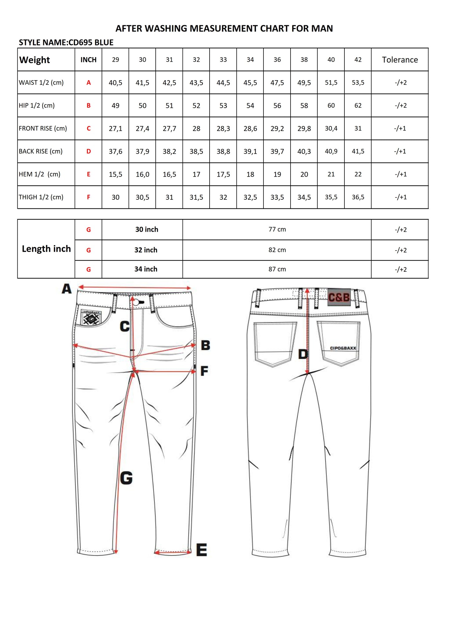 Cipo & Baxx ZEPP Herren Jeans Denim CD695