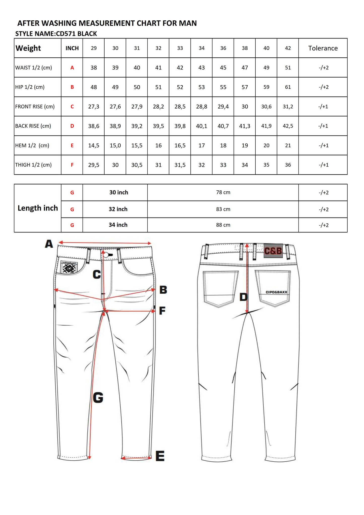 Cipo & Baxx SQUAD Herren Jeans Denim CD571
