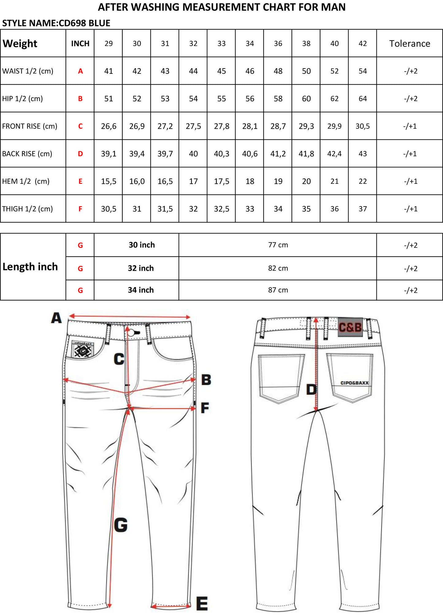 Cipo & Baxx ELKO Herren Jeans Denim CD698