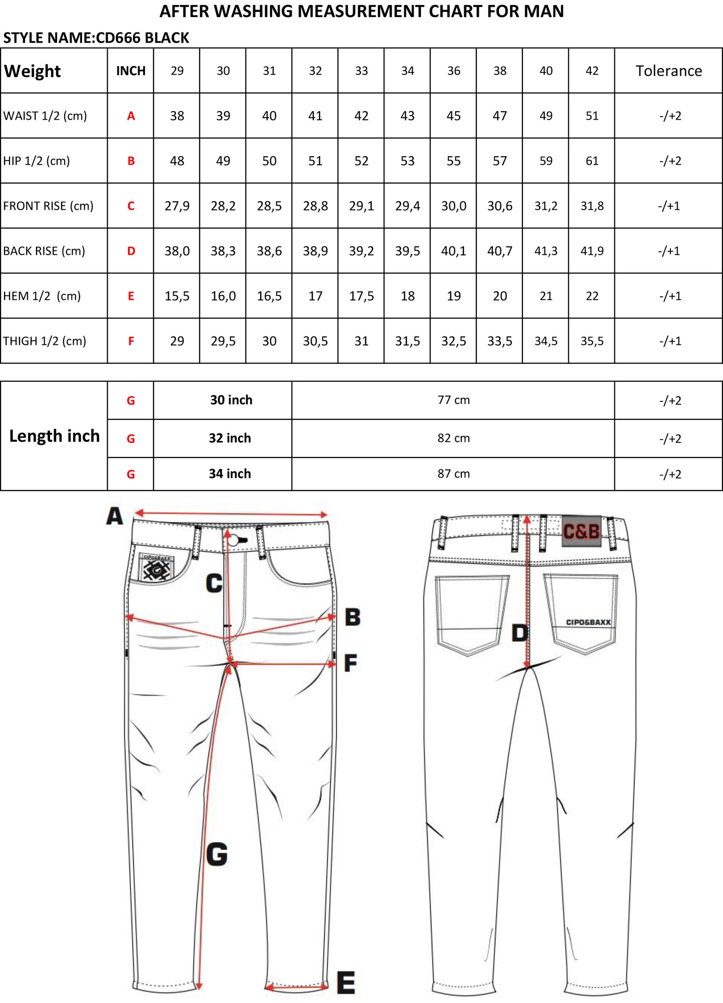 Cipo & Baxx CAMPO Herren Jeans Denim CD666