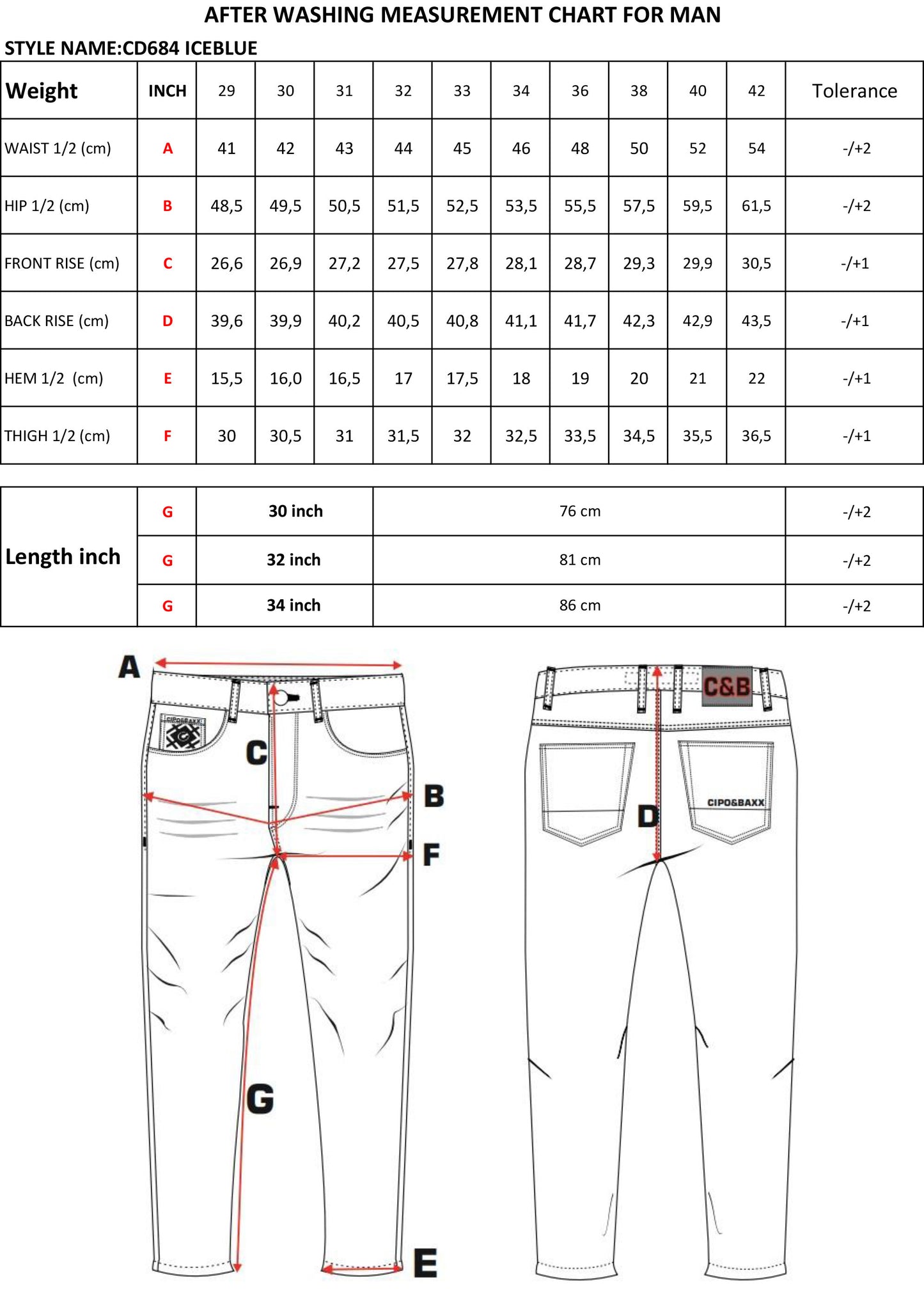 Cipo & Baxx BRIT Herren Jeans Denim CD684