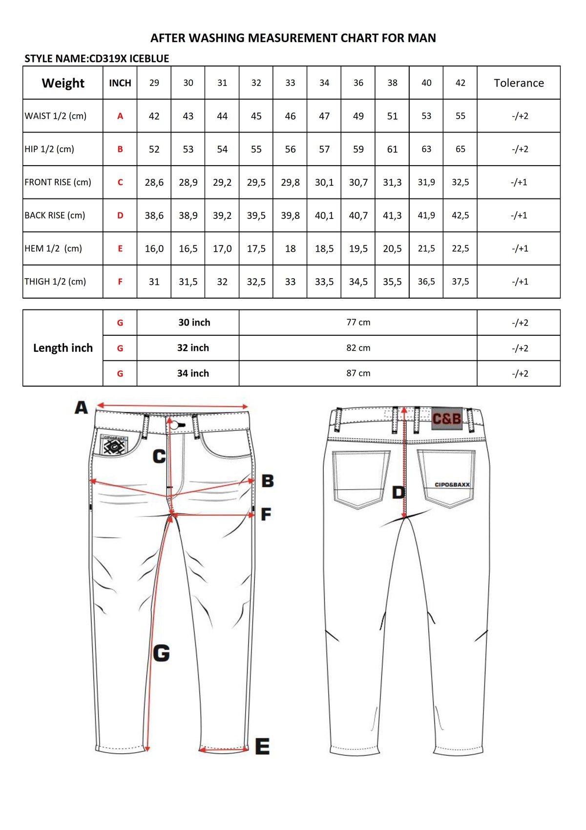 Cipo & Baxx DORAL Herren Jeans Denim CD319X - Persvision