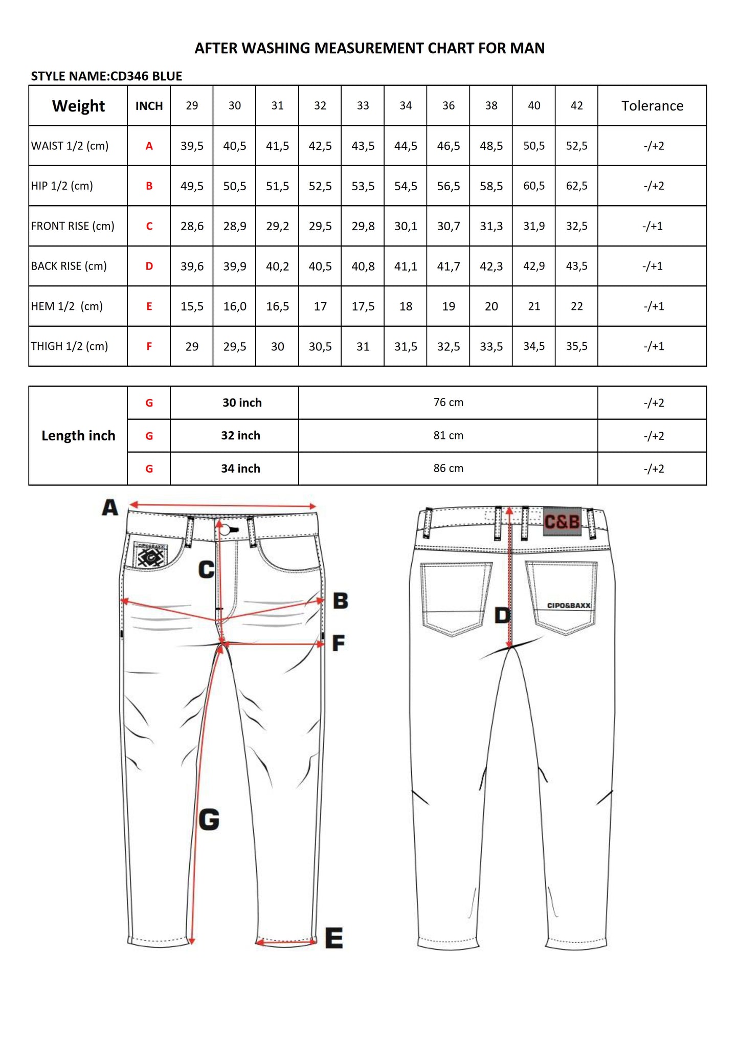 Cipo & Baxx PACHA Herren Jeans Denim CD346