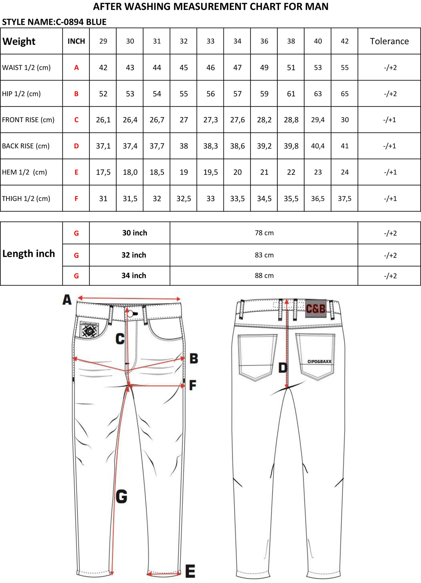 Cipo & Baxx YORK Herren Jeans Denim C-0894