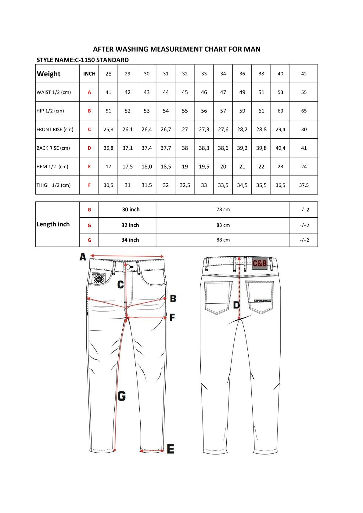 Cipo & Baxx MCKINLEY Herren Jeans Denim C-1150