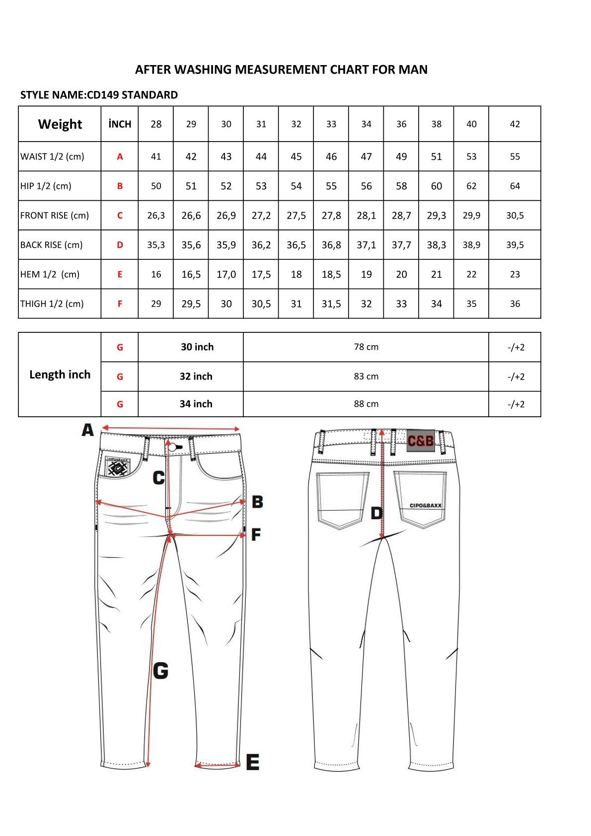 Cipo & Baxx UNION Herren Jeans Denim CD149