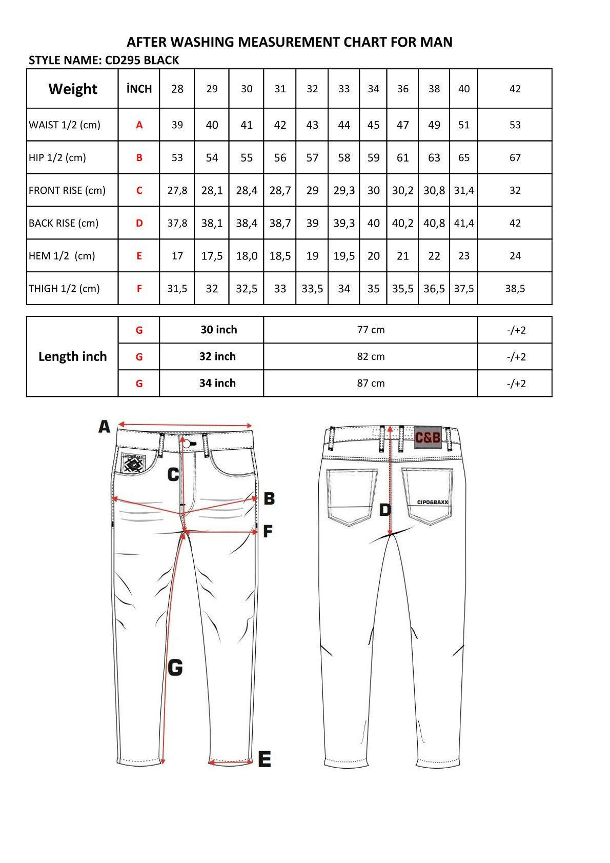 Cipo & Baxx BRISTOL Herren Jeans Denim CD295