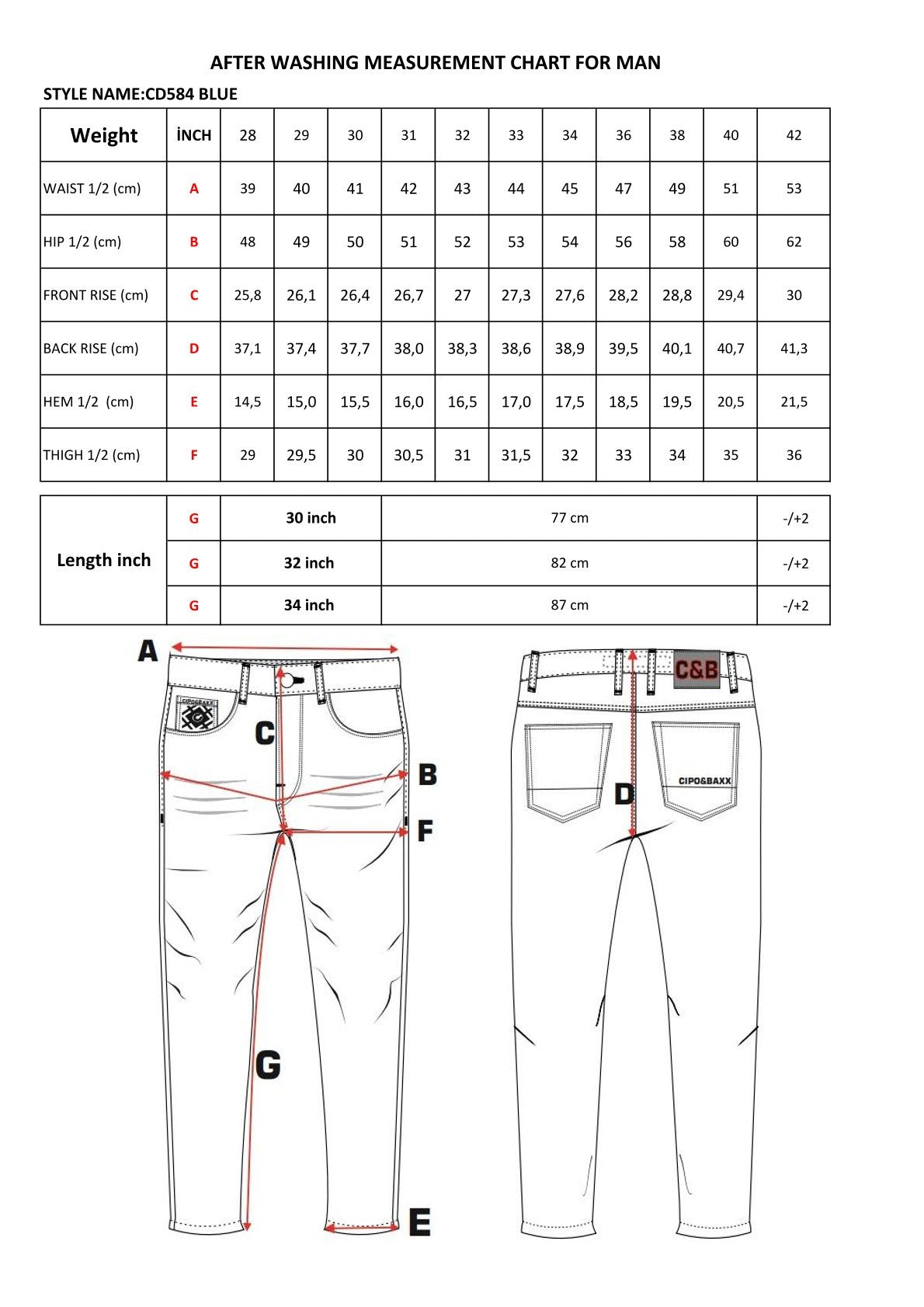 Cipo & Baxx ATLANTA Herren Jeans Denim CD584