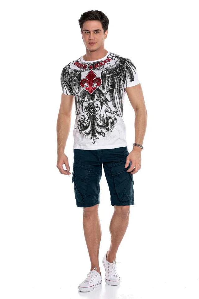 Cipo & Baxx FARGO Men's Short Jeans Denim CK229