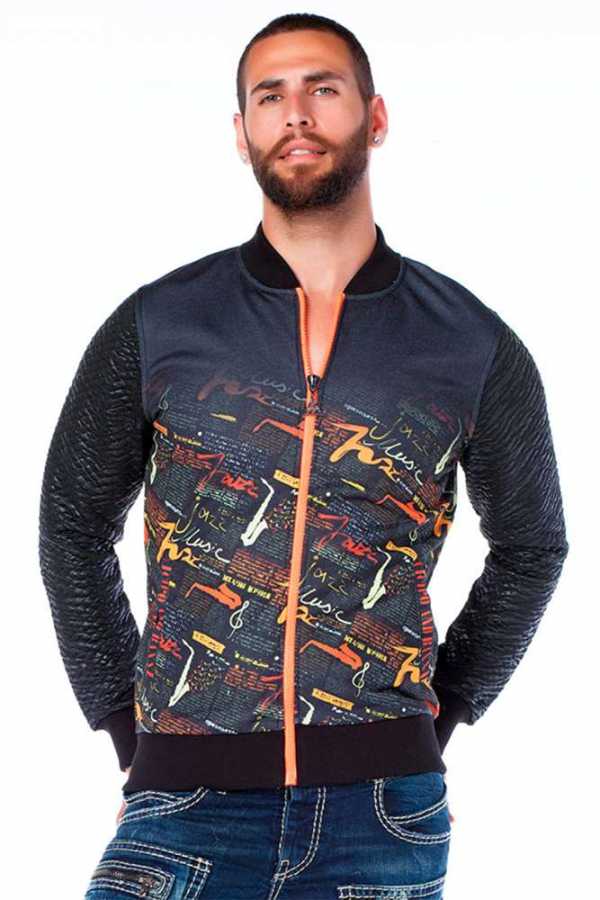 Chemise Homme Cipo & Baxx Bleu - Taille L - Coton Manches Longues - Occasion TB état