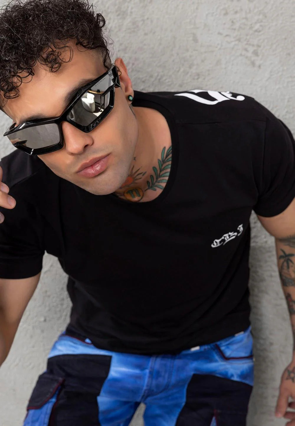 Cipo & Baxx ANAR black Herren T-Shirt CT788