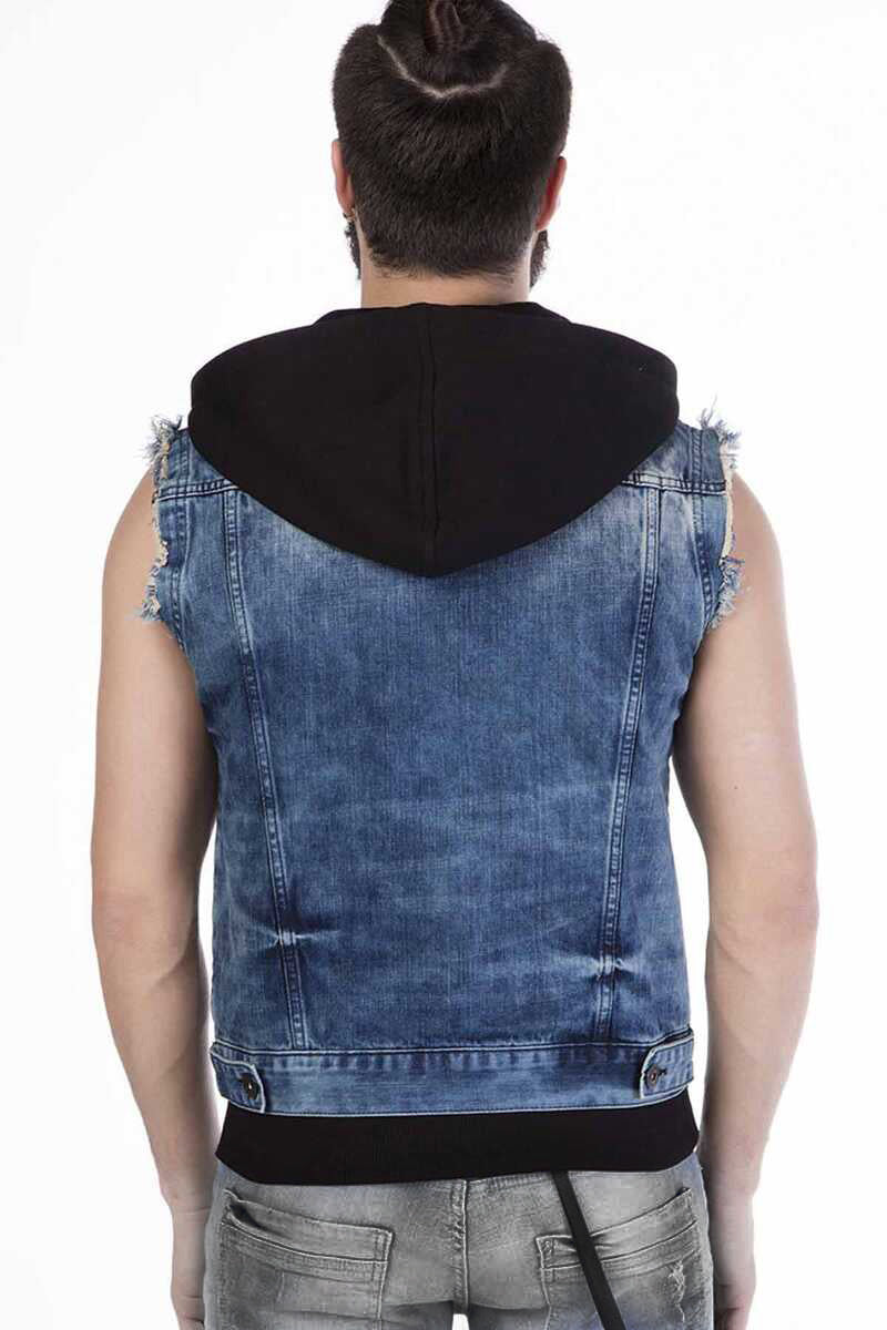 Cipo & Baxx KENZIE Herren Weste Jacke Denim CW106