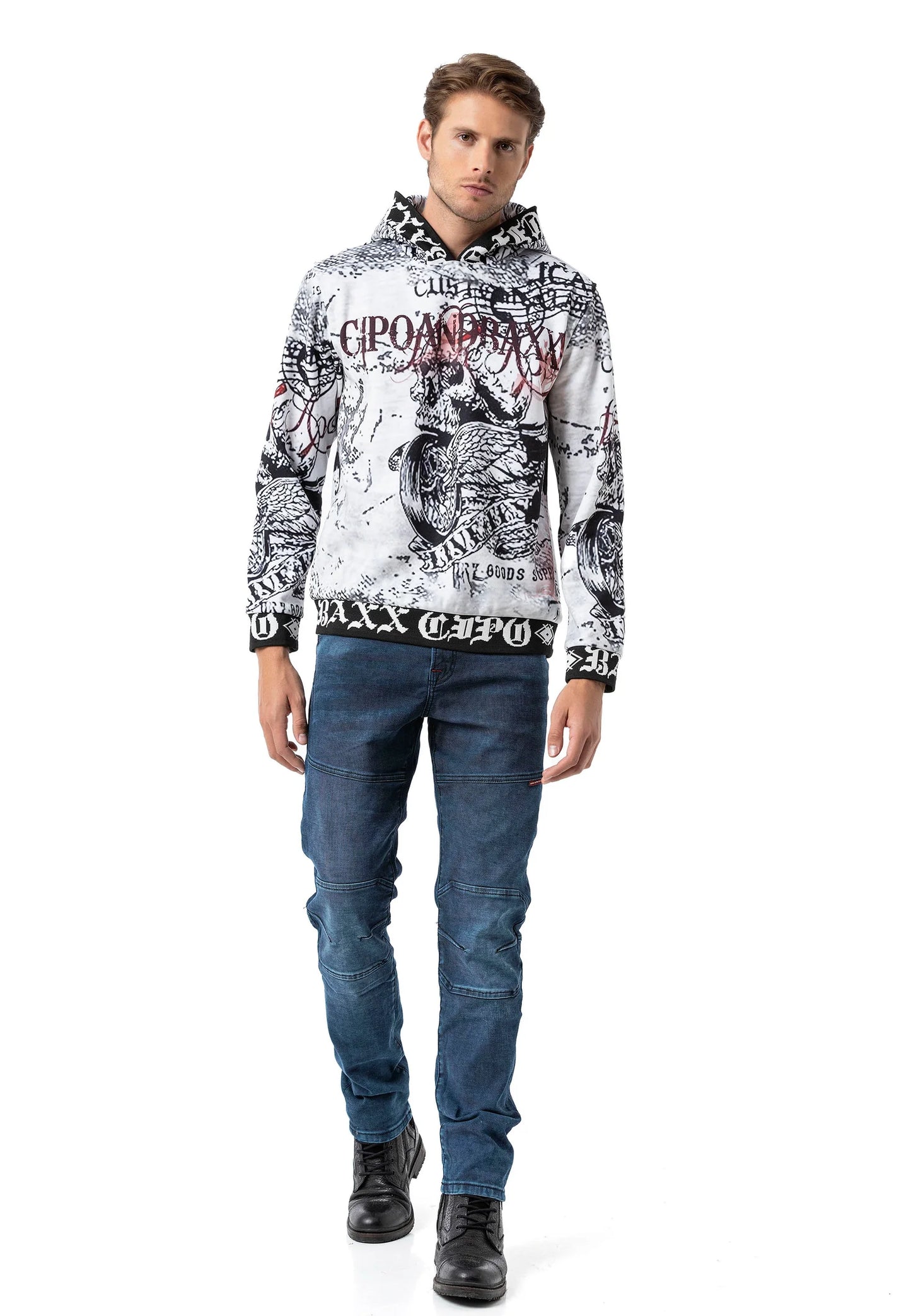 Cipo & Baxx ADELAIDE men's hooded sweatshirt CL559