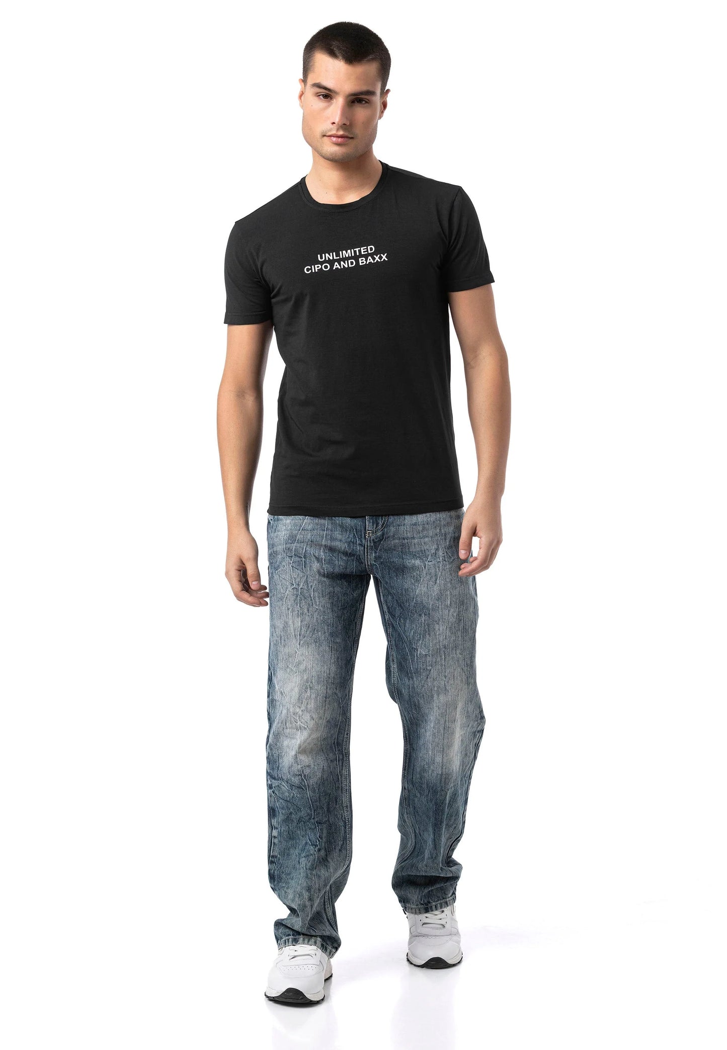 Cipo & Baxx CHEVY Herren Baggy Jeans Denim CD903