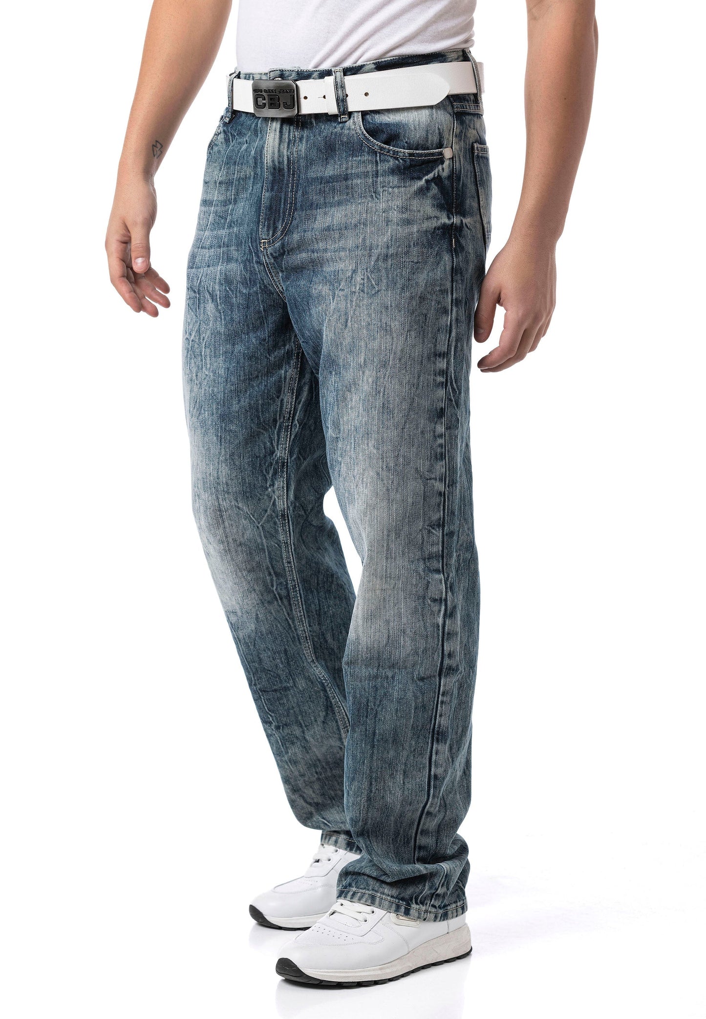 Cipo & Baxx CHEVY Herren Baggy Jeans Denim CD903