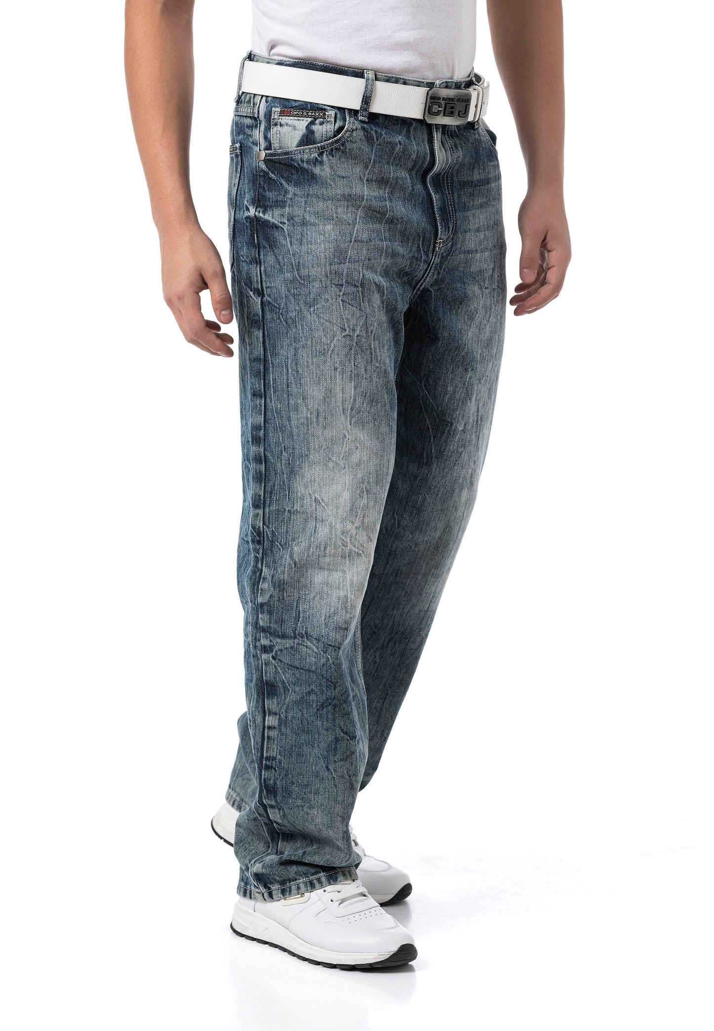 Cipo & Baxx CHEVY Herren Baggy Jeans Denim CD903
