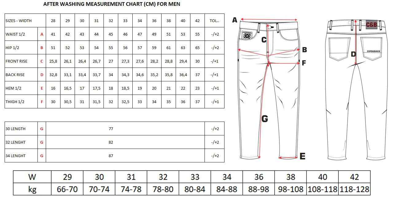 Cipo & Baxx ARUBA Herren Jeans Denim CD612