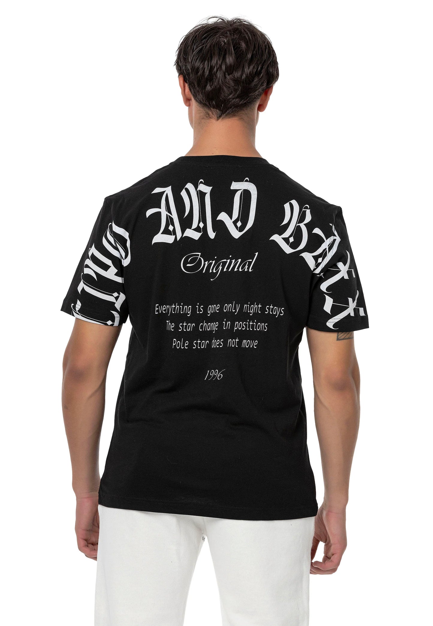 Cipo & Baxx POLRAK black Herren T-Shirt CT787