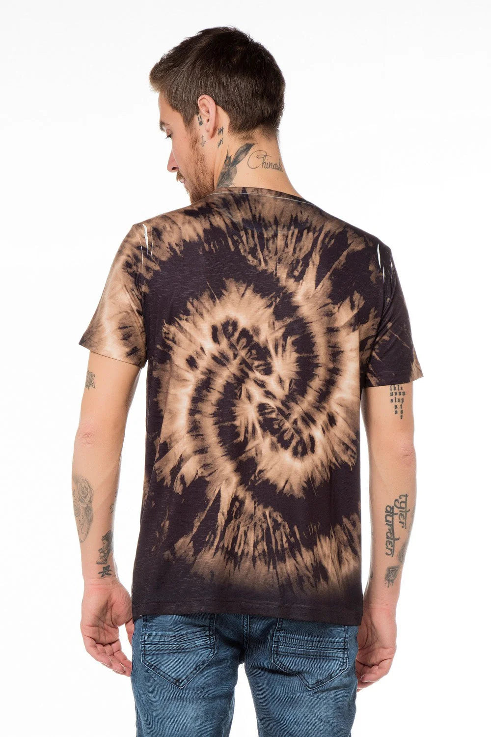 Cipo & Baxx PICARD Herren T-Shirt black CT395