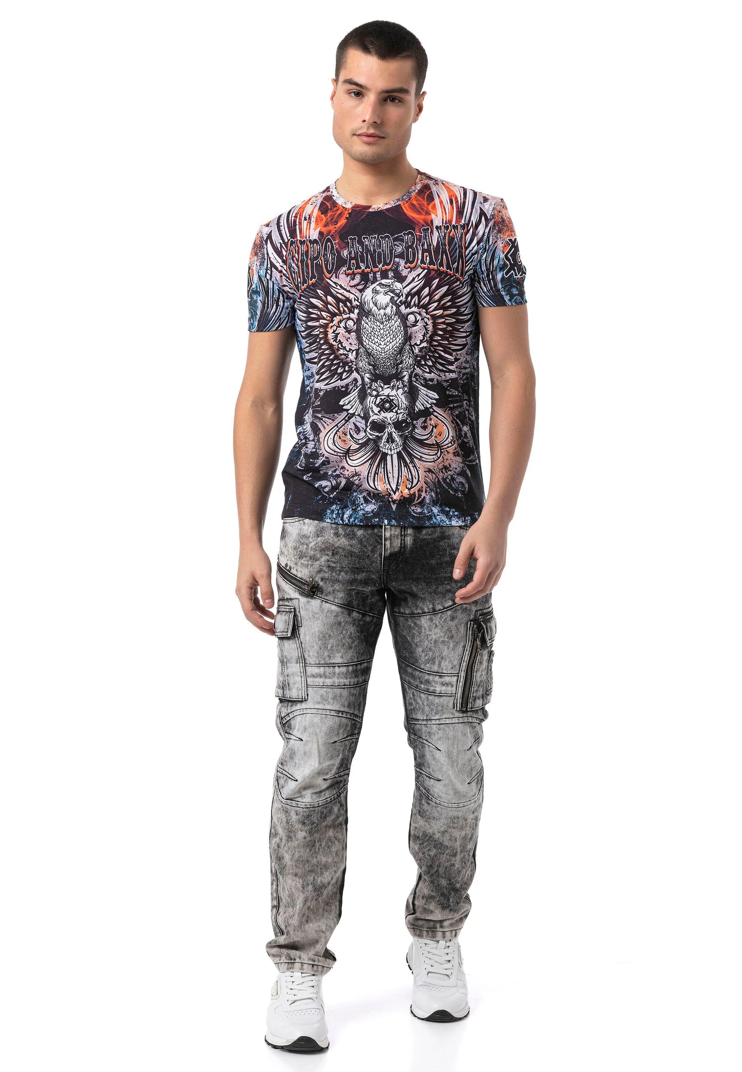 Cipo & Baxx PHOENIX Herren T-Shirt CT818